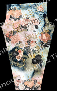 legging Fleur marbre